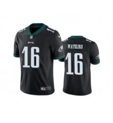 Men's Philadelphia Eagles #16 Quez Watkins 2022 Black Vapor Untouchable Limited Stitched Jersey
