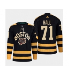 Men's Boston Bruins #71 Taylor Hall Black Classic Primegreen Stitched Jersey