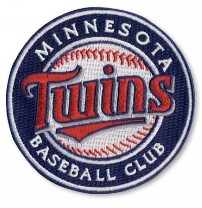 Stitched MLB Minnesota Twins Round Logo Sleeve Patch (2010)