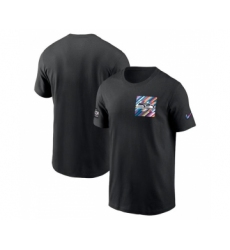 Men's Seattle Seahawks Black 2023 Crucial Catch Sideline Tri-Blend T-Shirt