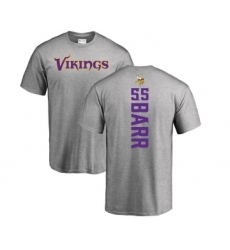Football Minnesota Vikings #55 Anthony Barr Ash Backer T-Shirt