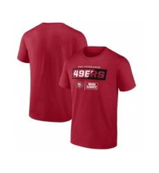 Men's San Francisco 49ers Scarlet x Bud Light T-Shirt