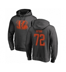 Football Cincinnati Bengals #72 Kerry Wynn Ash One Color Pullover Hoodie
