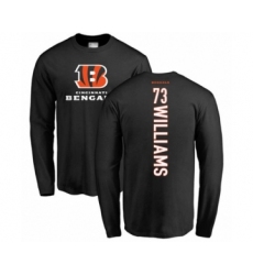 Football Cincinnati Bengals #73 Jonah Williams Black Backer Long Sleeve T-Shirt