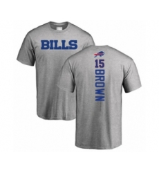 Football Buffalo Bills #15 John Brown Ash Backer T-Shirt