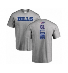 Football Buffalo Bills #61 Spencer Long Ash Backer T-Shirt