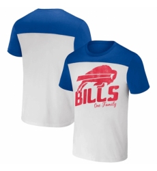 Men's Buffalo Bills Cream Blue X Darius Rucker Collection Colorblocked T Shirt