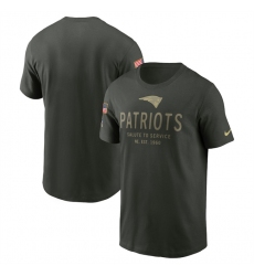 Men's New England Patriots Forest Green 2025 Salute to Service Sideline Primary Edge Dri-FIT T-Shirt