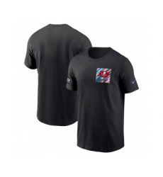 Men's Tampa Bay Buccaneers Black 2023 Crucial Catch Sideline Tri-Blend T-Shirt