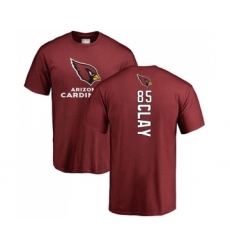 Football Arizona Cardinals #85 Charles Clay Maroon Backer T-Shirt