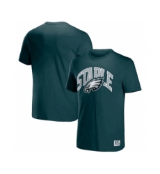 Men's Philadelphia Eagles x Staple Green Logo Lockup T-Shirt