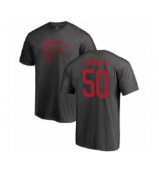 Football Atlanta Falcons #50 John Cominsky Ash One Color T-Shirt