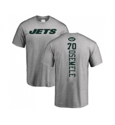 Football New York Jets #70 Kelechi Osemele Ash Backer T-Shirt