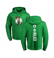 Basketball Boston Celtics #8 Kemba Walker Kelly Green Backer Pullover Hoodie