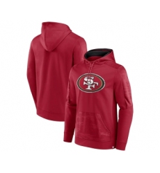 Men's San Francisco 49ers Red On The Ball Pullover Hoodie
