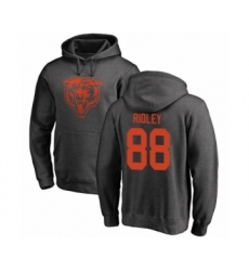 Football Chicago Bears #88 Riley Ridley Ash One Color Pullover Hoodie