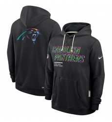 Men's Carolina Panthers Black 2025 Crucial Catch Dri-FIT Hoodie
