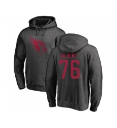 Football Arizona Cardinals #76 Marcus Gilbert Ash One Color Pullover Hoodie