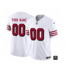 Men's Nike San Francisco 49ers Customized White 2023 F.U.S.E. Vapor Untouchable Alternate Limited Football Stitched Jersey