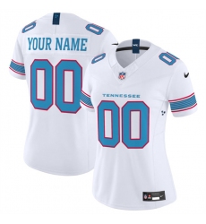 Women's Tennessee Titans Active Player Custom White 2026 F.U.S.E. Vapor Limited Stitched Football Jersey(Run Small)
