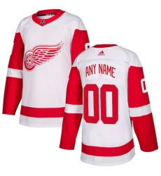 Men's Detroit Red Wings adidas White Authentic Custom Jersey