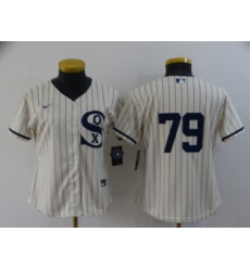Women's Chicago White Sox #79 Jose Abreu Cream 2021 Field of Dreams Jersey