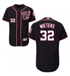 Men's Majestic Washington Nationals #32 Matt Wieters Navy Blue Flexbase Authentic Collection MLB Jersey