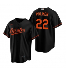 Men's Nike Baltimore Orioles #22 Jim Palmer Black Alternate Stitched Baseball Jersey