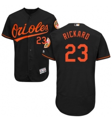 Men's Majestic Baltimore Orioles #23 Joey Rickard Black Alternate Flex Base Authentic Collection MLB Jersey