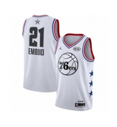 Youth Miami Heat #3 Dwyane Wade Swingman White 2019 All-Star Game Basketball Jersey