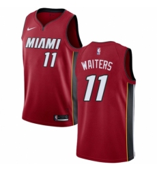 Women's Nike Miami Heat #11 Dion Waiters Authentic Red NBA Jersey Statement Edition