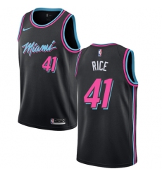 Men's Nike Miami Heat #41 Glen Rice Swingman Black NBA Jersey - City Edition