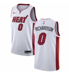Men's Nike Miami Heat #0 Josh Richardson Swingman NBA Jersey - Association Edition