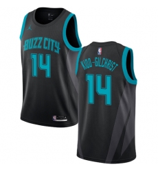 Women's Nike Jordan Charlotte Hornets #14 Michael Kidd-Gilchrist Swingman Black NBA Jersey - 2018 19 City Edition