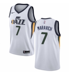 Women's Nike Utah Jazz #7 Pete Maravich Authentic NBA Jersey - Association Edition