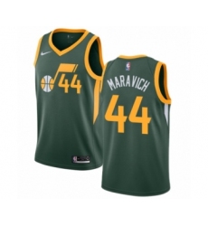 Youth Nike Utah Jazz #44 Pete Maravich Green Swingman Jersey - Earned Edition