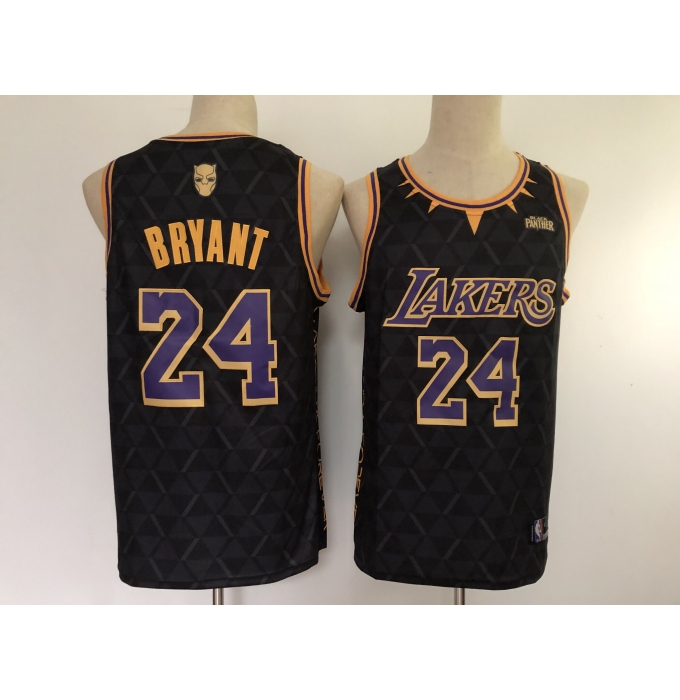 Men's Los Angeles Lakers #24 Kobe Brant Black Stitched Basketball Jersey