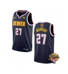 Men's Denver Nuggets #27 Jamal Murray Navy 2023 Finals Icon Edition Stitched Basketball Jersey