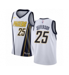 Youth Nike Indiana Pacers #25 Al Jefferson White Swingman Jersey - Earned Edition