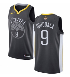 Youth Nike Golden State Warriors #9 Andre Iguodala Swingman Black Alternate 2018 NBA Finals Bound NBA Jersey - Statement Edition