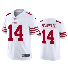 Men's San Francisco 49ers #14 Ricky Pearsall White 2024 Draft Vapor Untouchable Limited Football Stitched Jersey