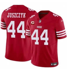 Men's San Francisco 49ers #44 Kyle Juszczyk Red 2025 F.U.S.E. With 2-Star C Vapor Untouchable Limited Stitched Football Jersey