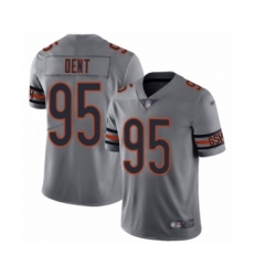 Youth Chicago Bears #95 Richard Dent Limited Silver Inverted Legend Football Jersey