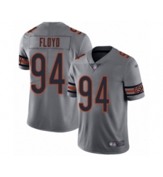 Youth Chicago Bears #94 Leonard Floyd Limited Silver Inverted Legend Football Jersey