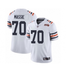 Youth Chicago Bears #70 Bobby Massie White 100th Season Limited Football Jersey