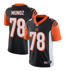 Youth Nike Cincinnati Bengals #78 Anthony Munoz Vapor Untouchable Limited Black Team Color NFL Jersey