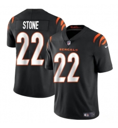 Men's Cincinnati Bengals #22 Geno Stone BLack Vapor Untouchable Limited Football Stitched Jersey