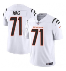 Men's Cincinnati Bengals #71 Amarius Mims White 2024 Draft Vapor Untouchable Limited Football Stitched Jersey