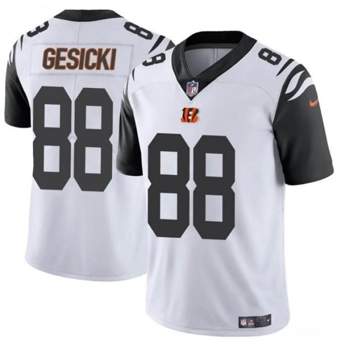 Men's Cincinnati Bengals #88 Mike Gesicki White Vapor Untouchable Limited Stitched Jerseys