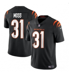 Youth Cincinnati Bengals #31 Zack Moss Black Vapor Untouchable Limited Stitched Jersey